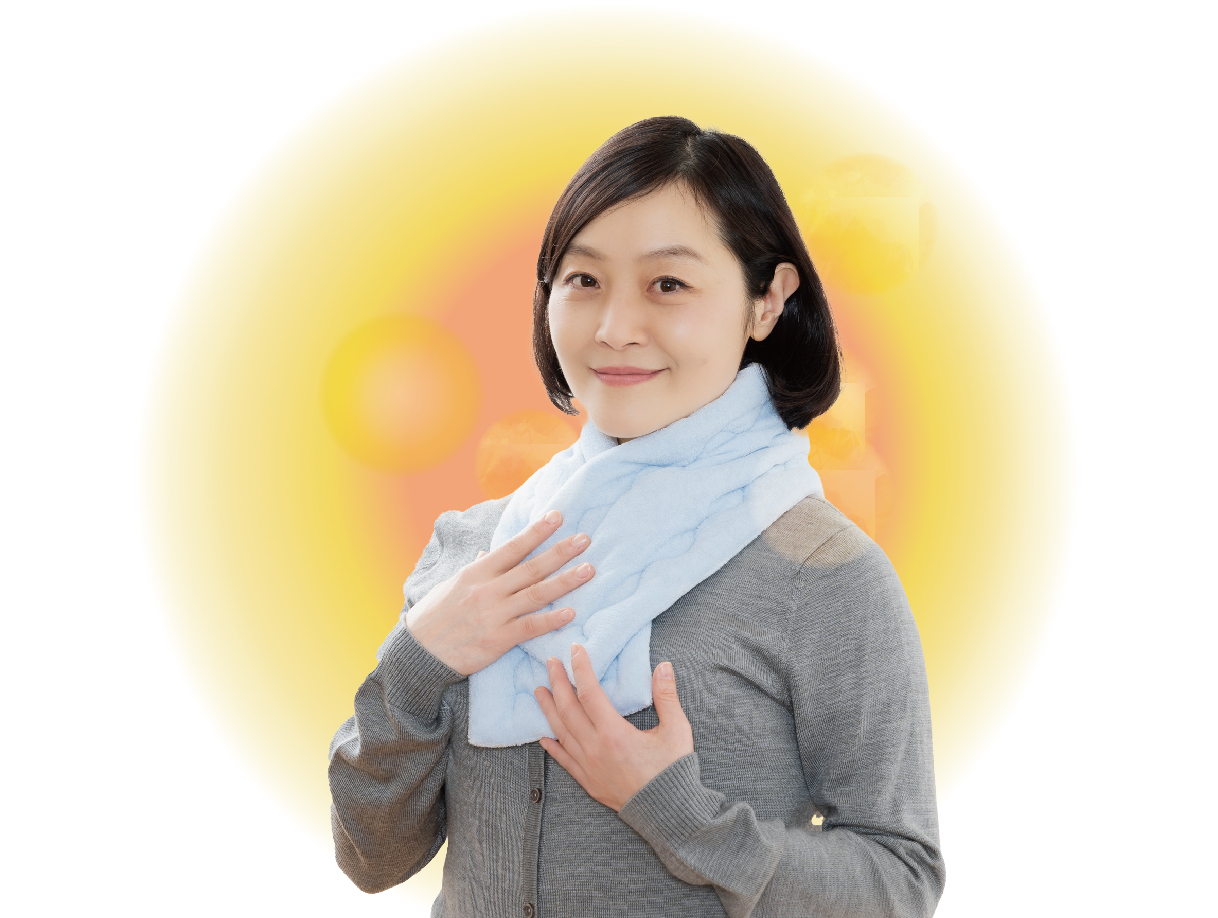 お日様のチカラ 首巻｜敷布団・羽毛布団・掛け布団・布団製造直販《櫻