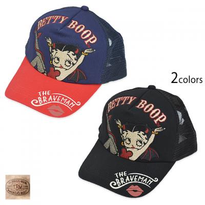 BR×BETTYコラボ ツイルメッシュキャップ The BRAVE-MAN BBB-2362