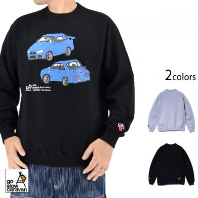 NISSAN×go slow caravan】空紡糸裏毛SKYLINE GT-R(R34)アクティブ