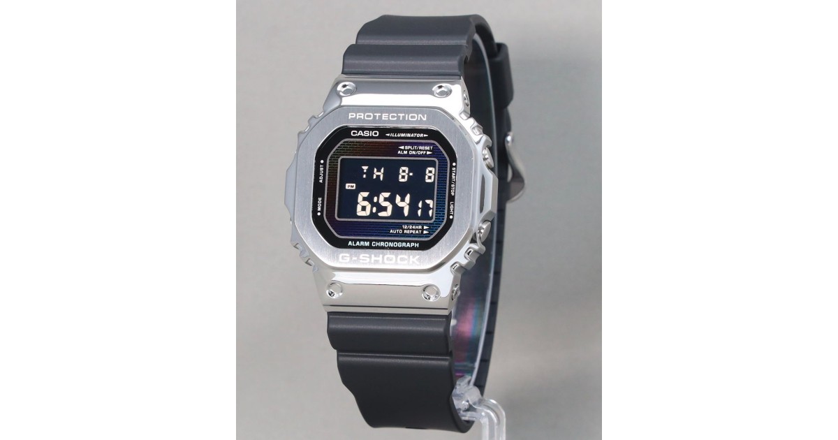 Casio G-Shock Digital The Rainbow Brick Wall Series GM-5600RW-1JF