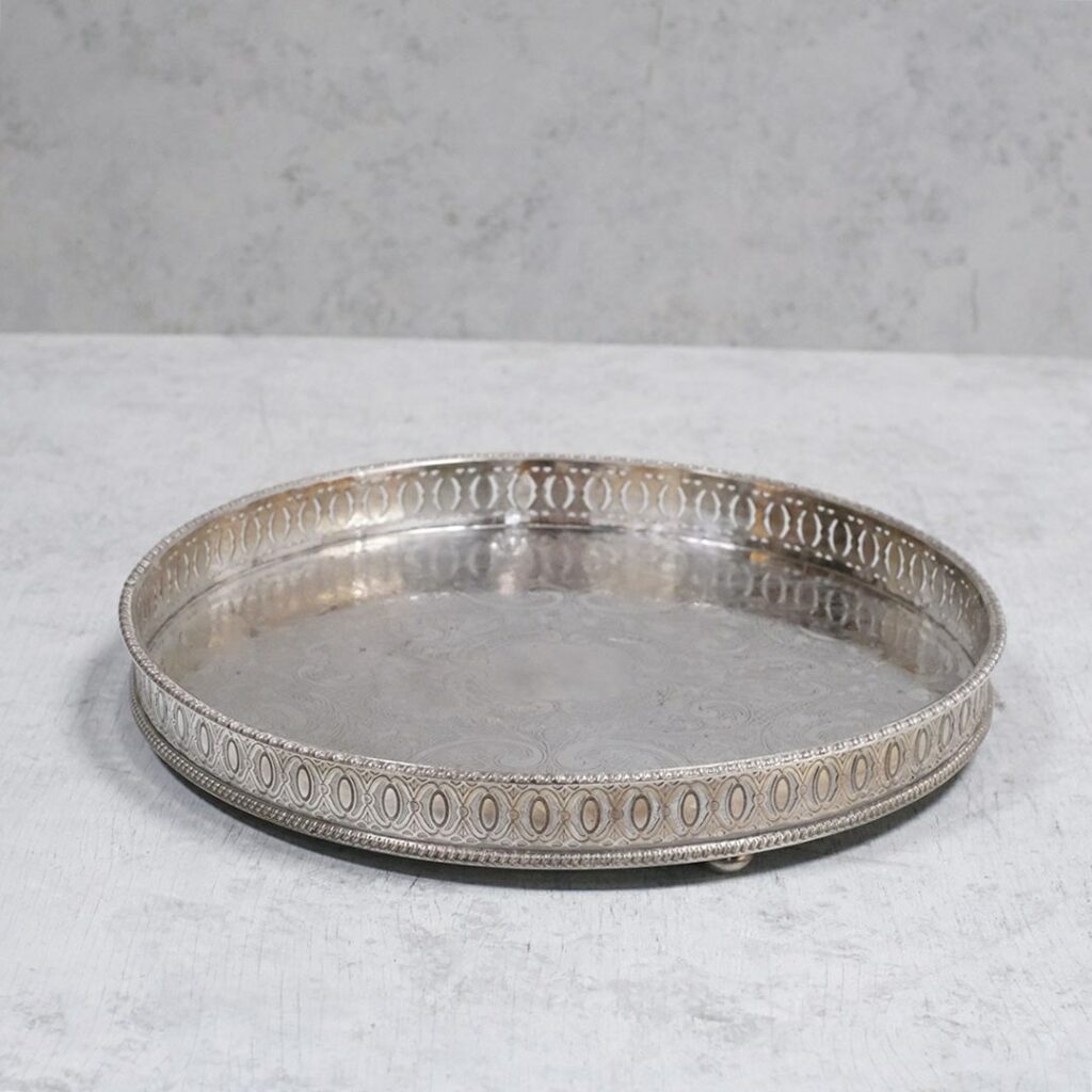 アンティーク雑貨 ヴィンテージトトレイ イギリス シルバープレート