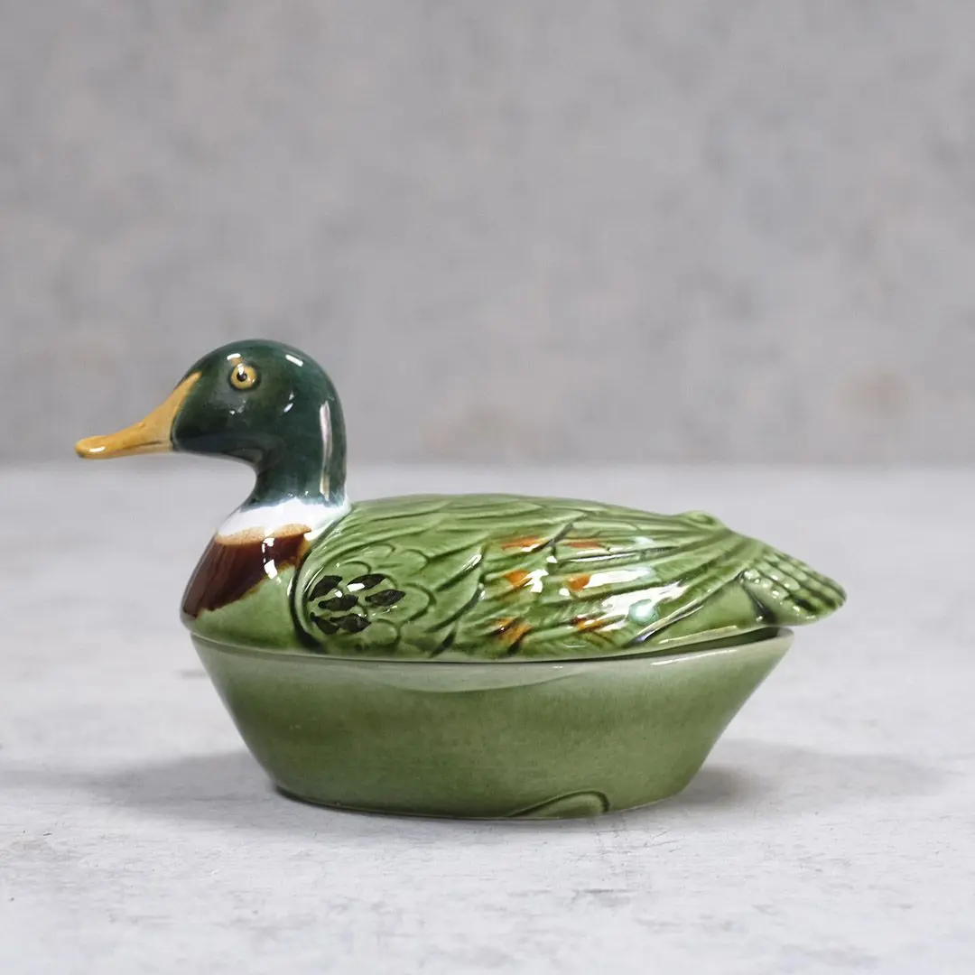 ヴィンテージ ダックテリーヌポット Michel Caugant(ミッシェル