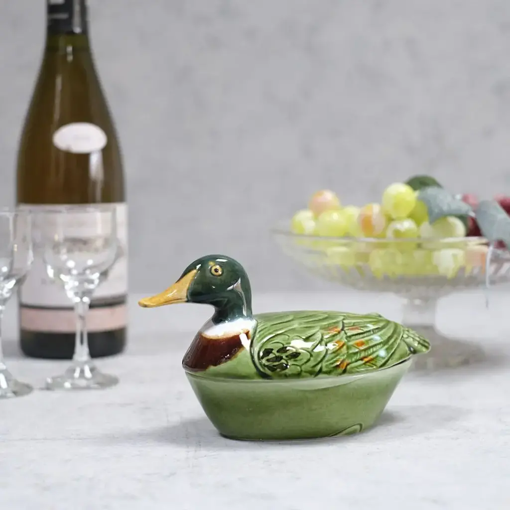 ヴィンテージ ダックテリーヌポット Michel Caugant(ミッシェル