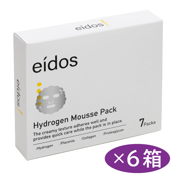 eidos(イーボス) ハイドロゲンムースパック 7包（1包25ml×0.45g）6