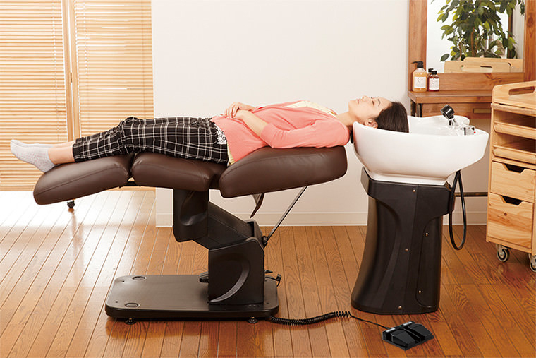 電動シャンプーユニット (JWWA認証サーモ水栓付き) | 業務用エステ・理