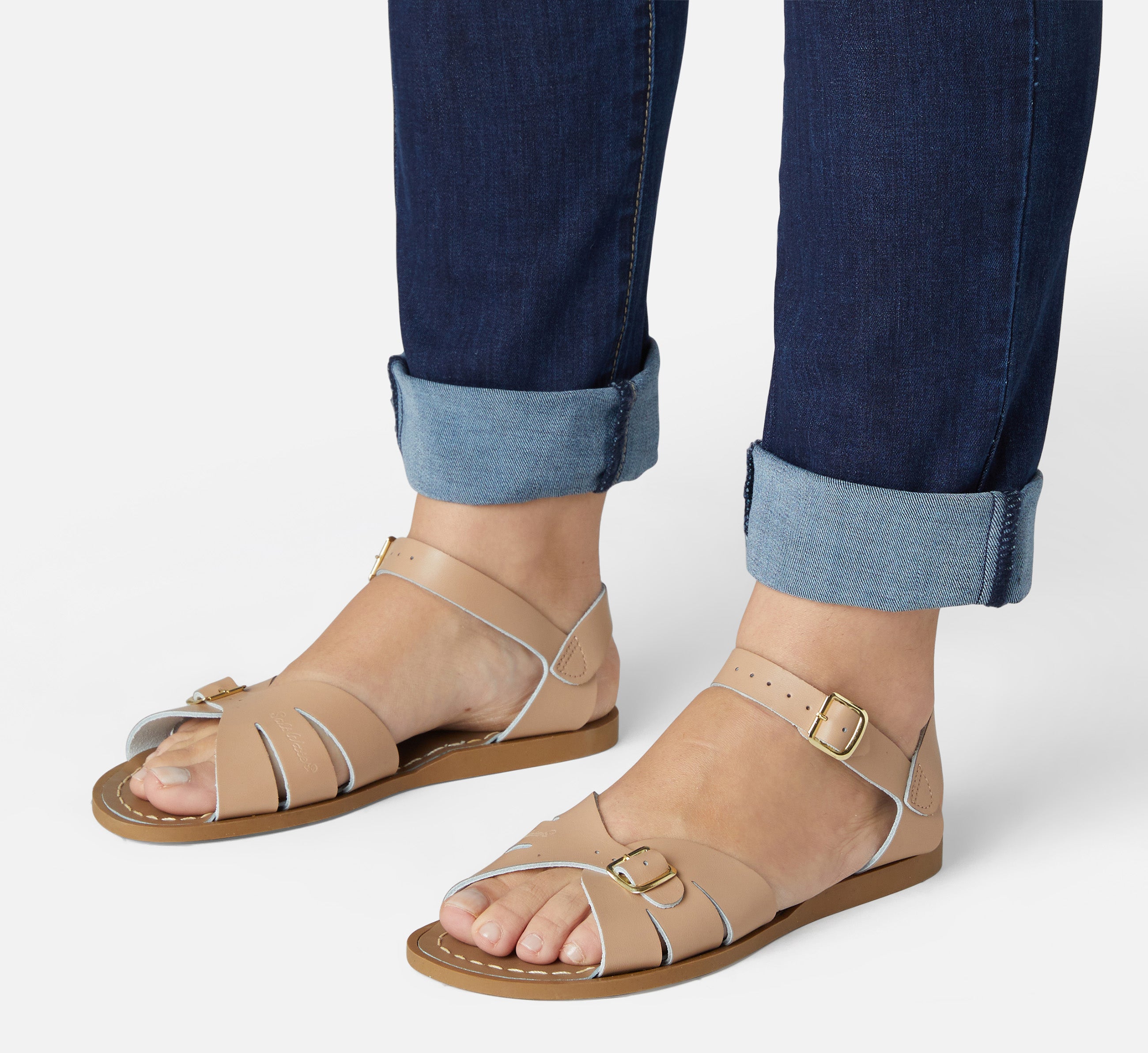 Classic Latte Womens Sandal - Salt-Water Sandals Shop UK
