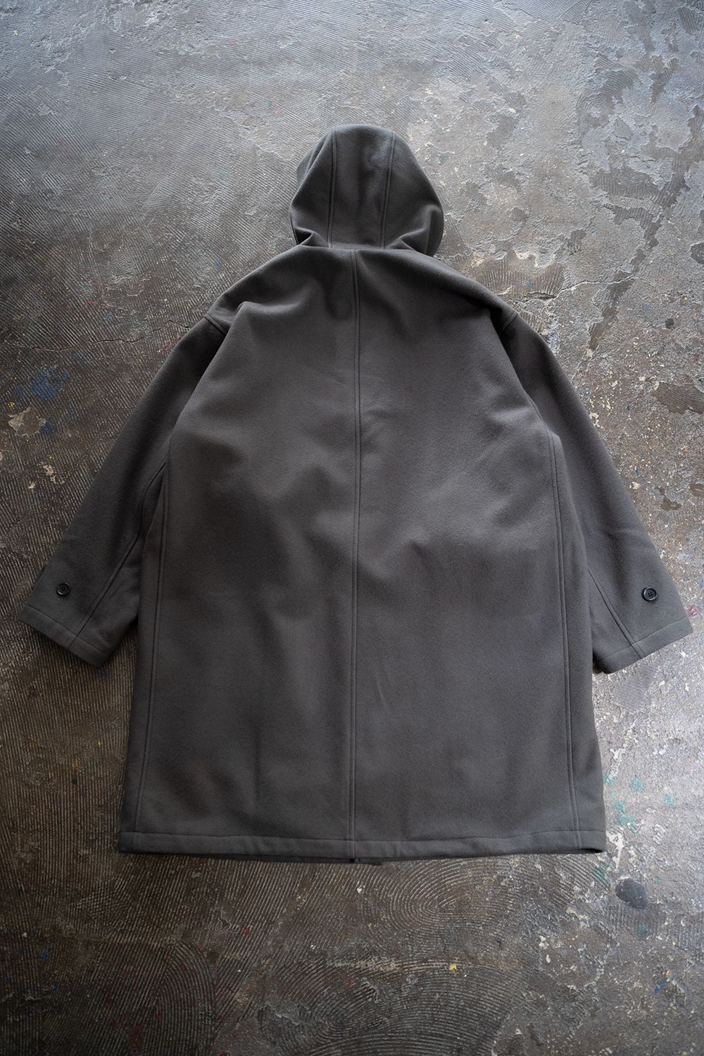 STILL BY HAND - 【ラスト1点】【24AW】ラムウールメルトンフード