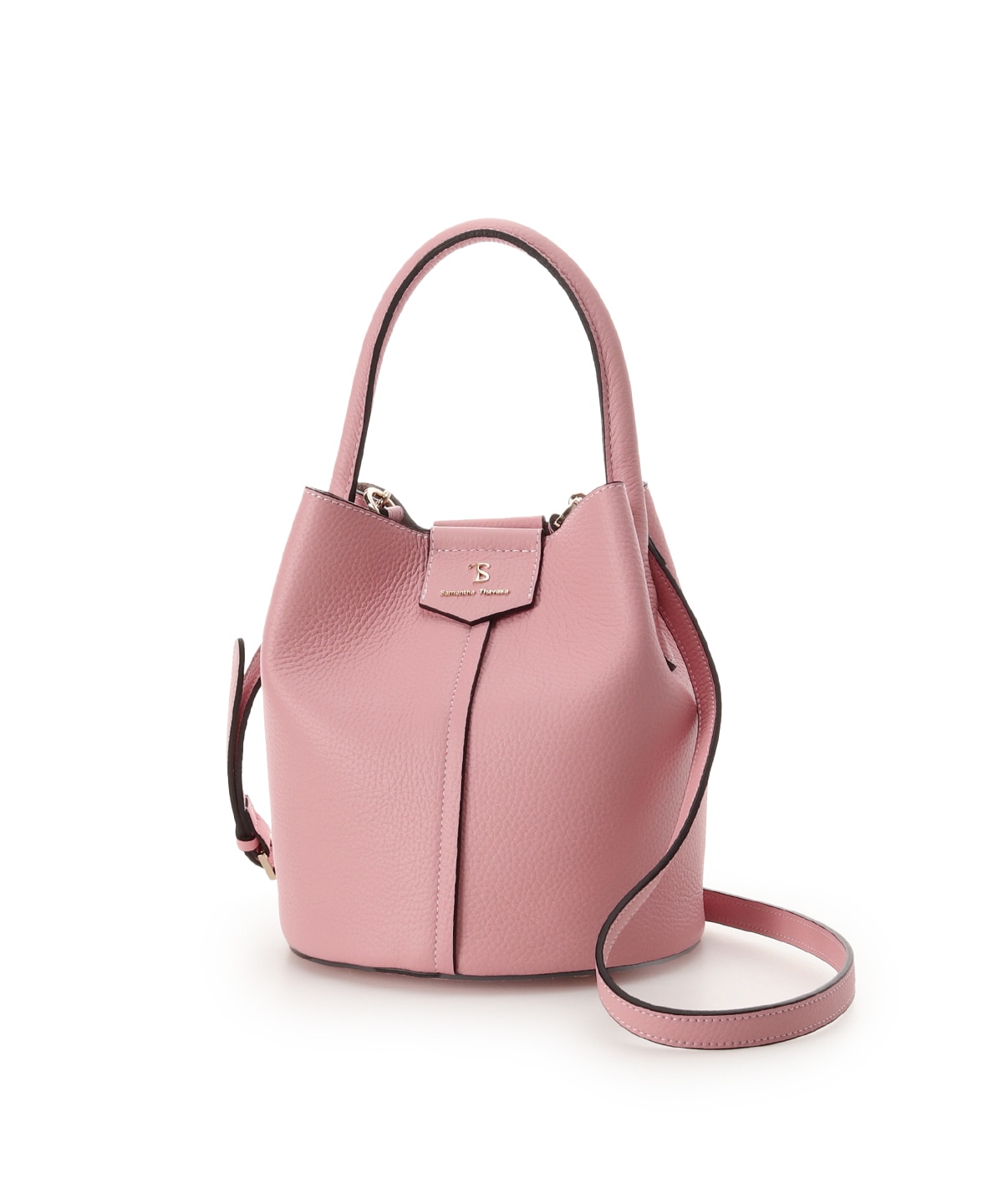 バケツ型ワンハンドルバッグ 中サイズ(FREE ピンクベージュ): Samantha