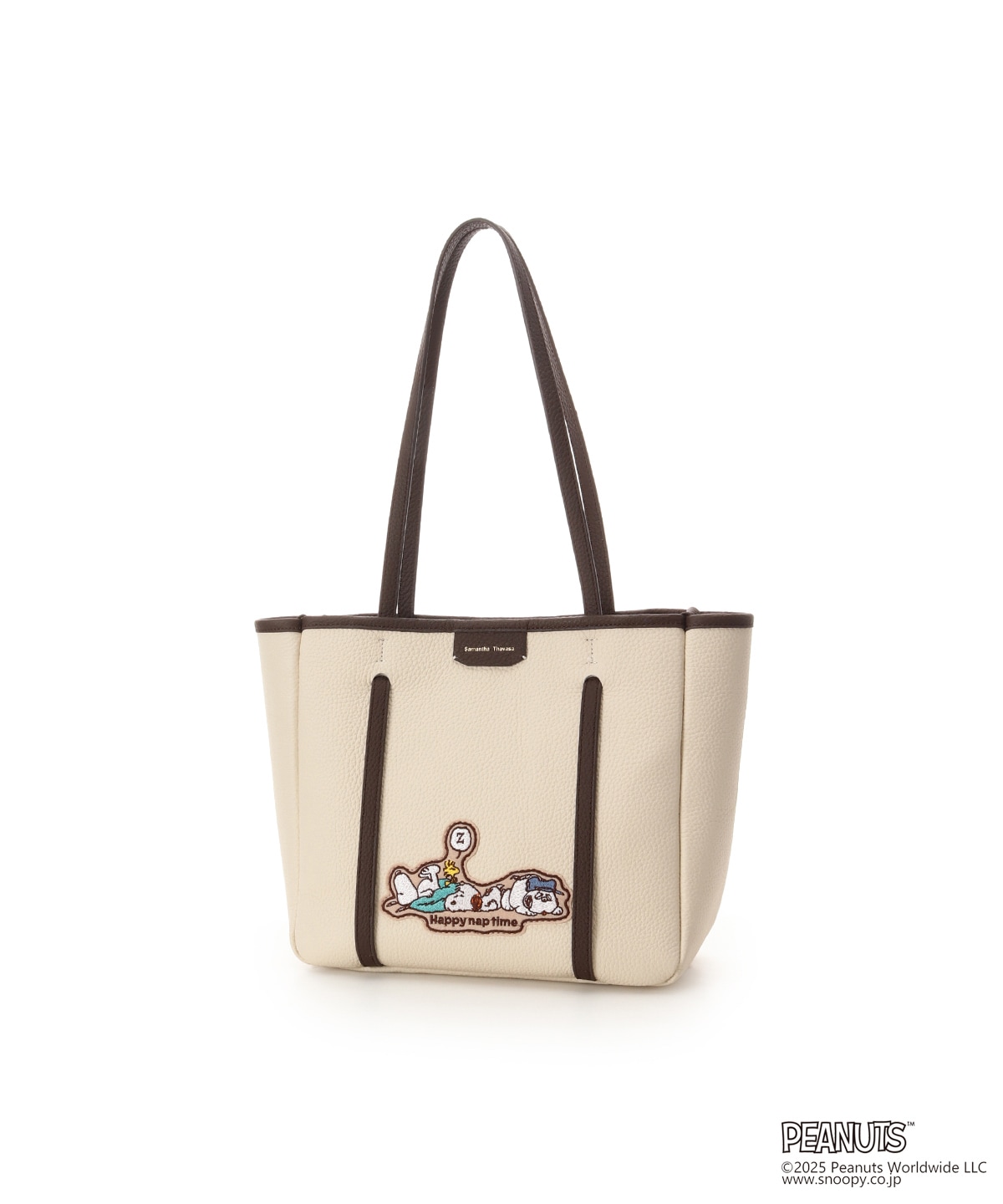 スヌーピー」コレクション トートバッグ(FREE オフホワイト): Samantha