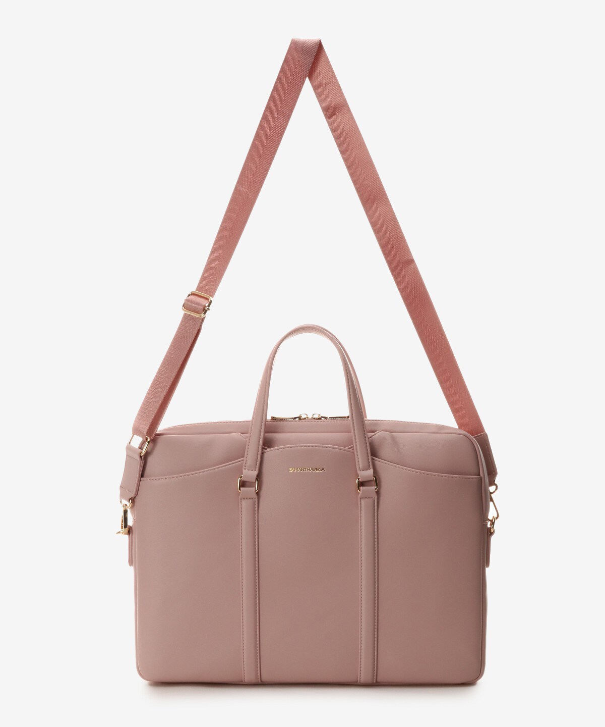 ファスナー付きパソコンバッグ 【M】(FREE ピンク): SAMANTHAVEGA