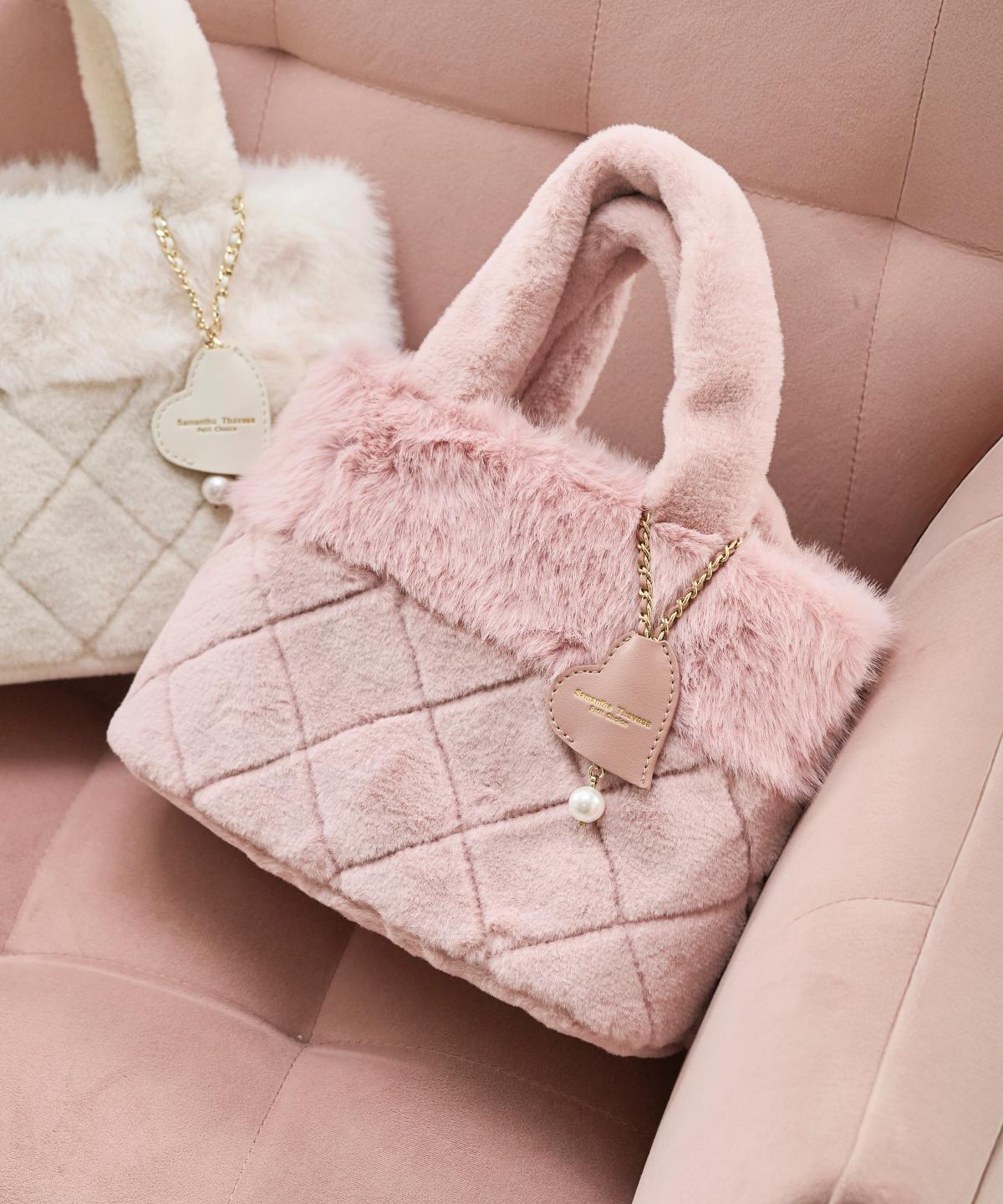 キルティングファーバッグ(FREE ピンク): Samantha Thavasa Petit