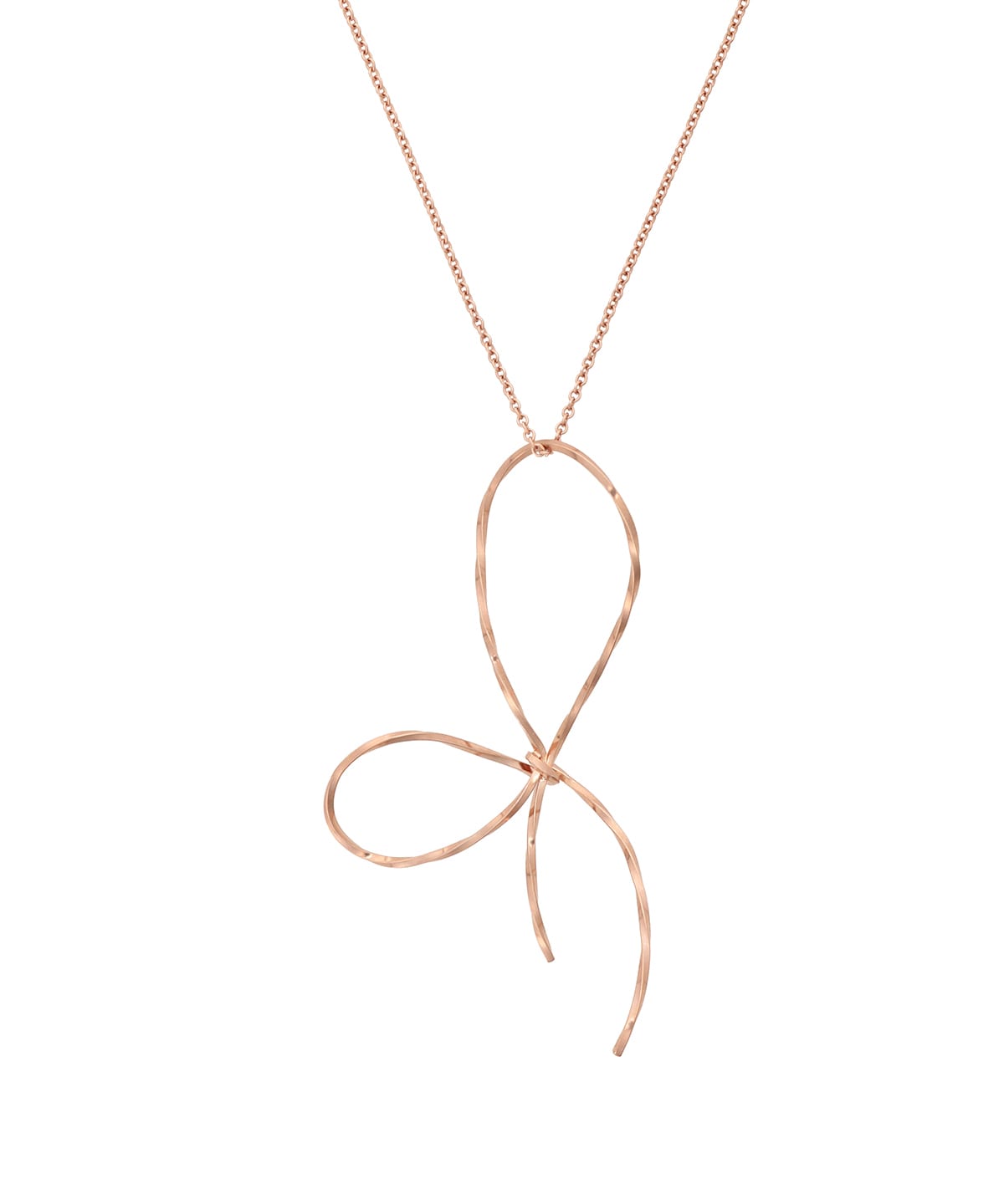 K14GF リボンネックレス(60cm K14GF×メッキ): Samantha Tiara