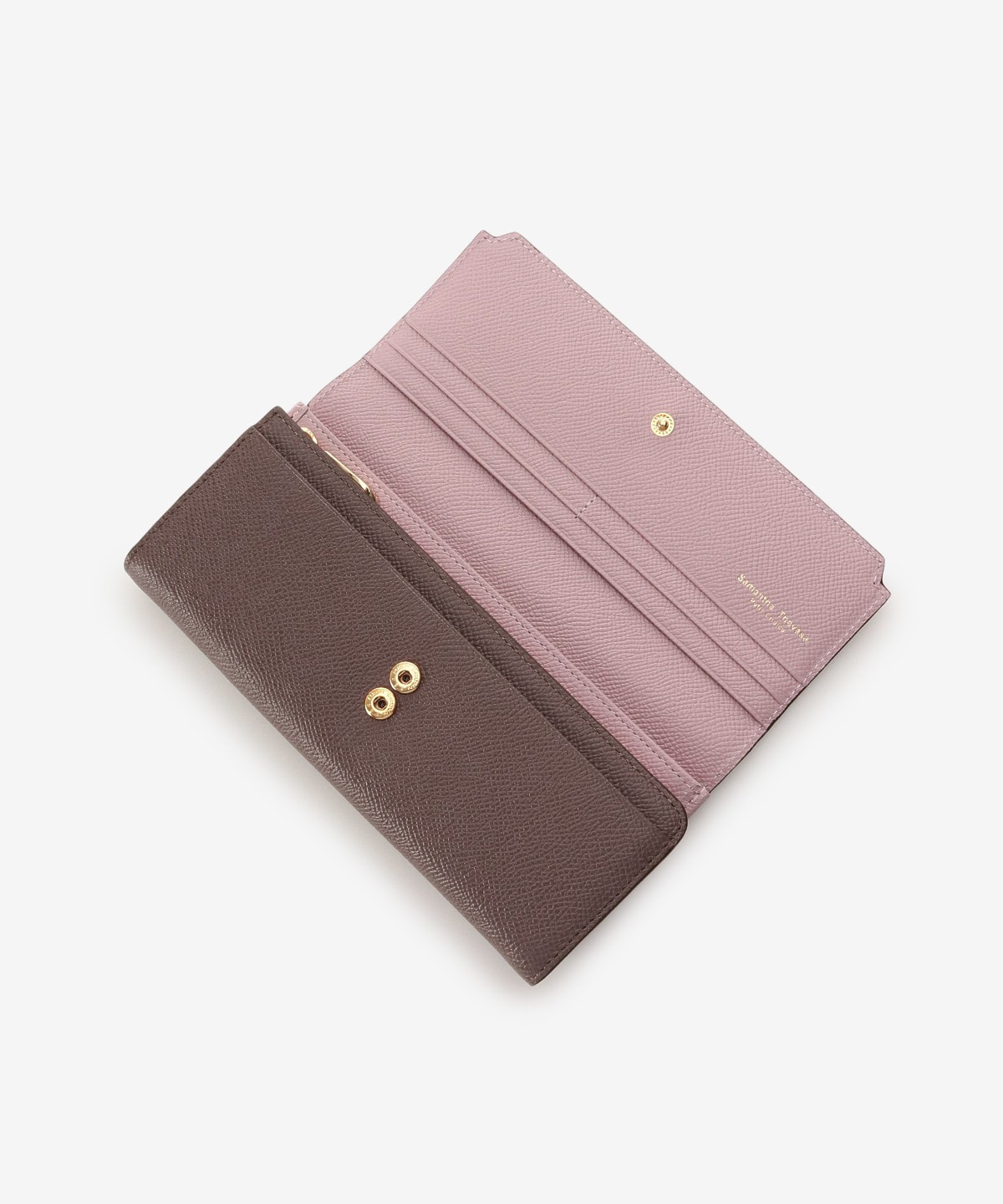 インサイドバイカラー 長財布(FREE ブラウン): Samantha Thavasa Petit