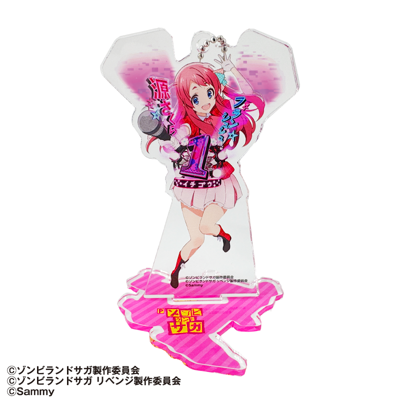 Pゾンビランドサガ 図柄アクリルスタンドキーホルダー（ランダム14種