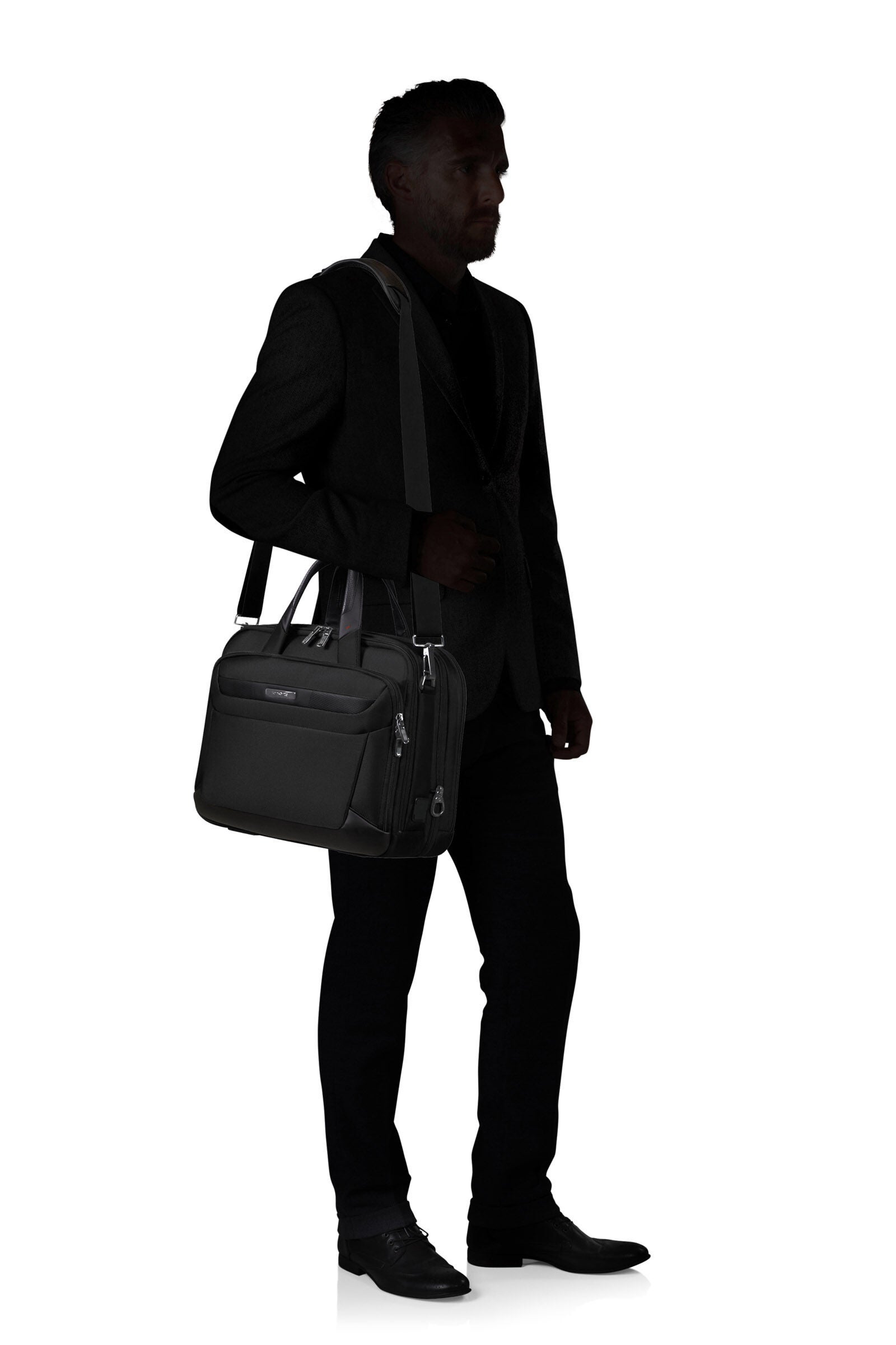 ichi】サムソナイト ベイルハンドル 15.6 エキスパンダブル ichi