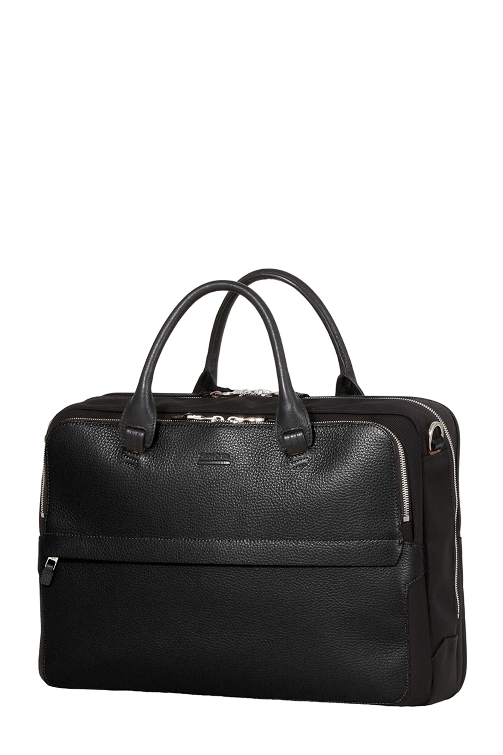 ユーストン 3 ダブルブリーフケース エキスパンダブル ブラック