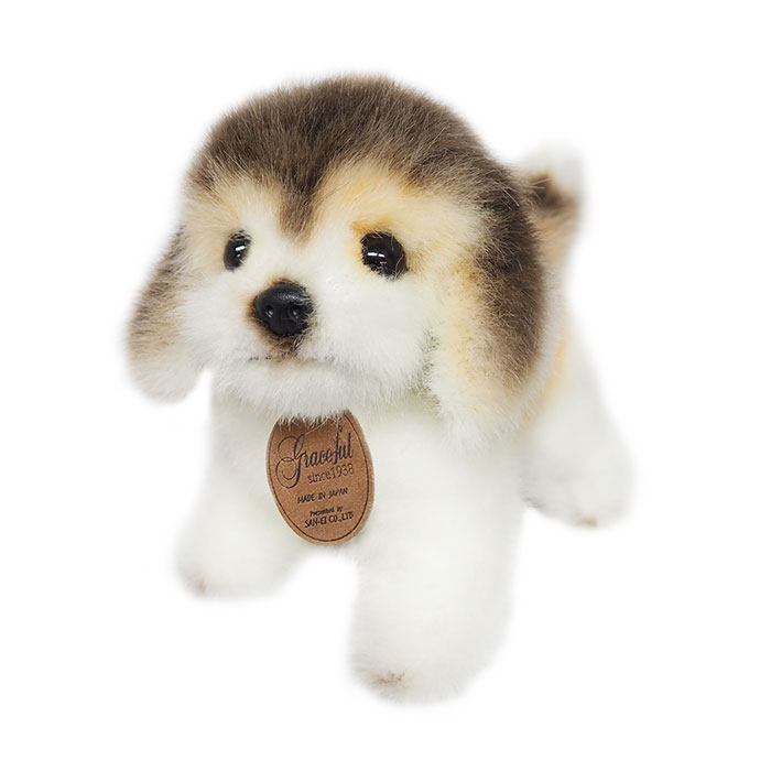 ぬいぐるみの三英 グレイスフル イヌ ポメラニアン リアルなぬいぐるみ