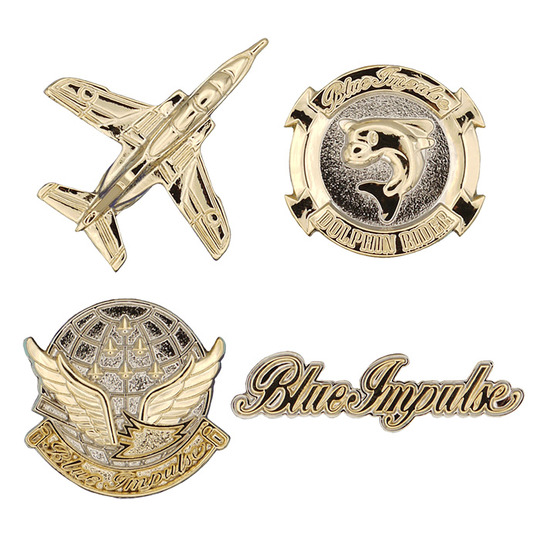 自衛隊グッズ ピンバッジ 航空自衛隊 ブルーインパルス 4個セット