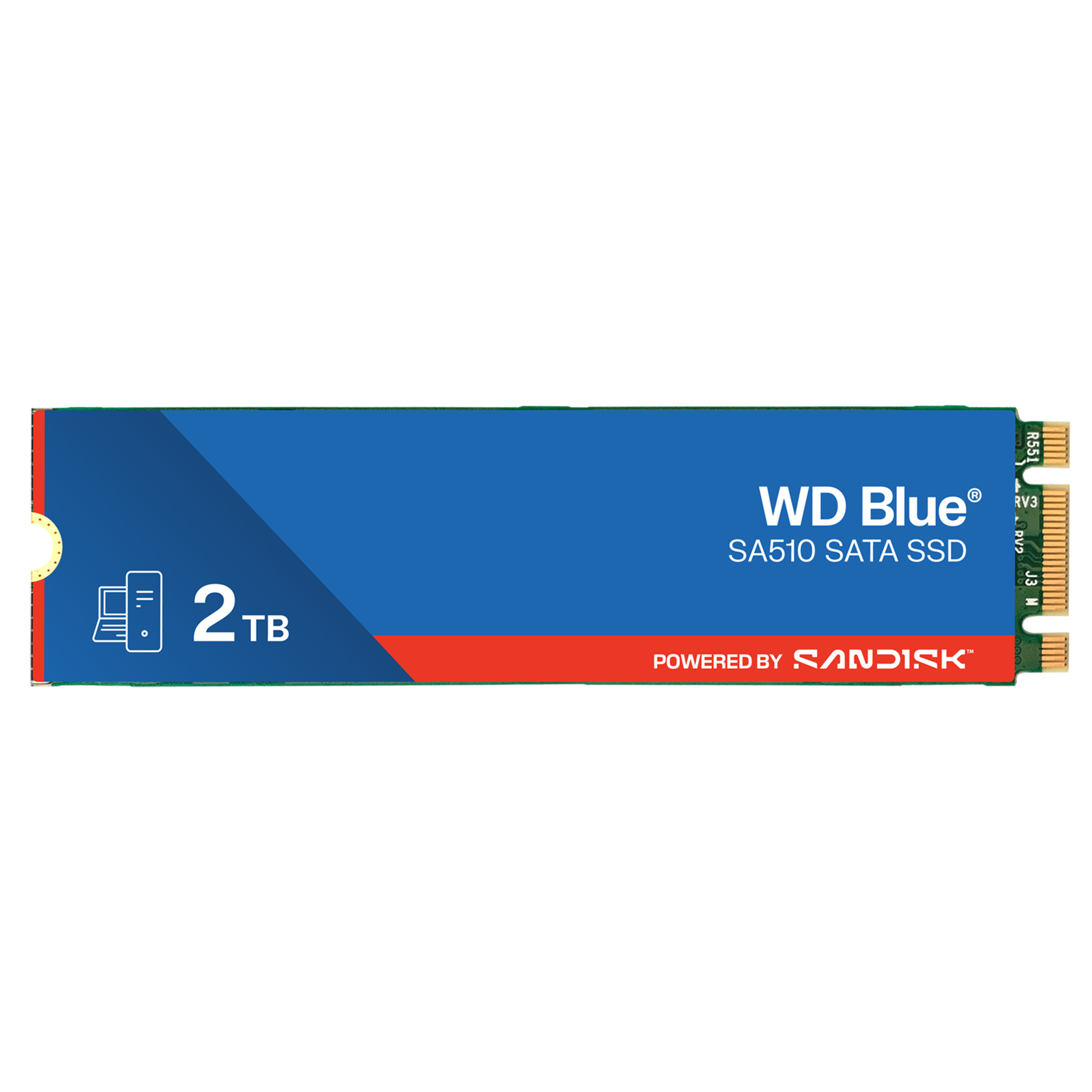 2TB WD Blue SA510 SATA SSD M.2 2280 | Sandisk