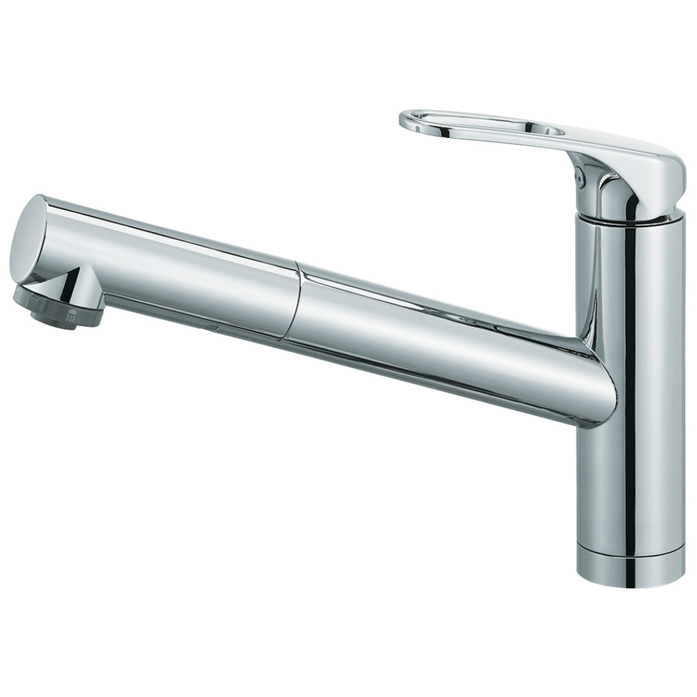 シングルワンホールスプレー混合栓（さく楽ナット付） | 商品のご案内