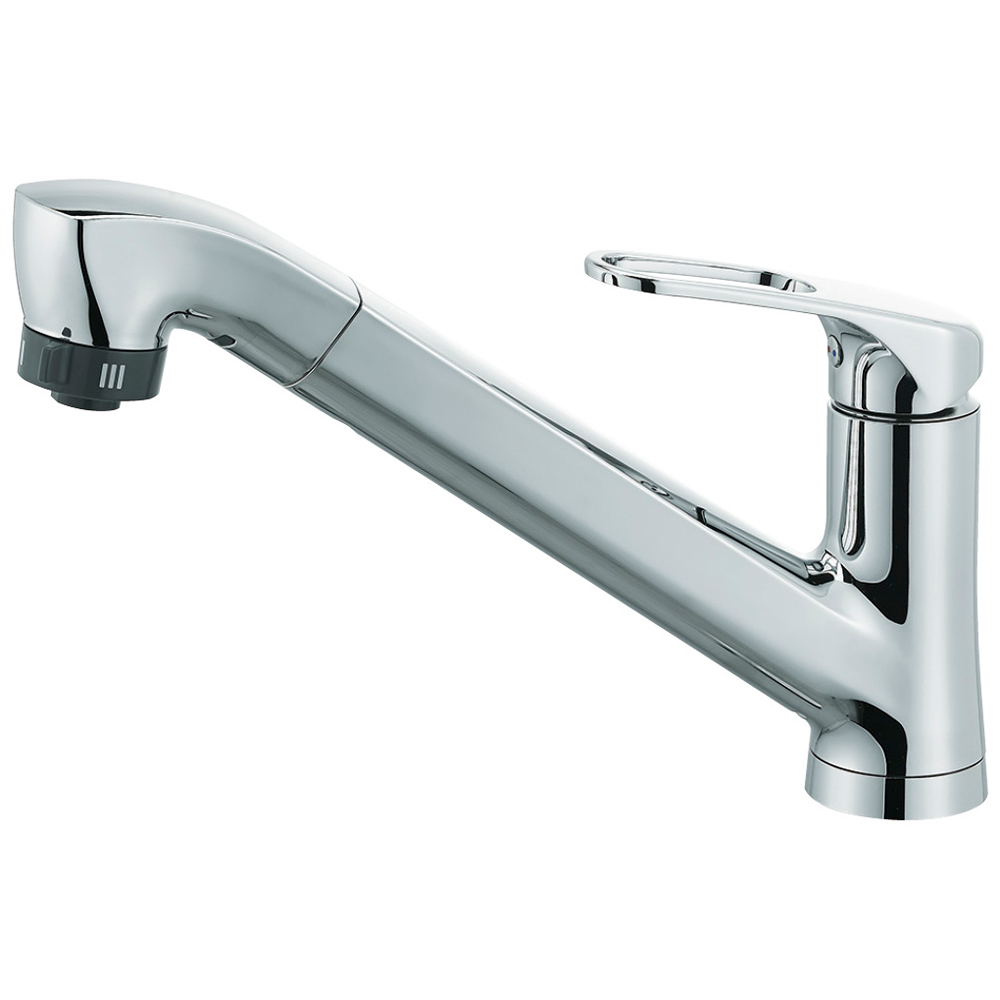 シングルワンホールスプレー混合栓（さく楽ナット付） | 商品のご案内