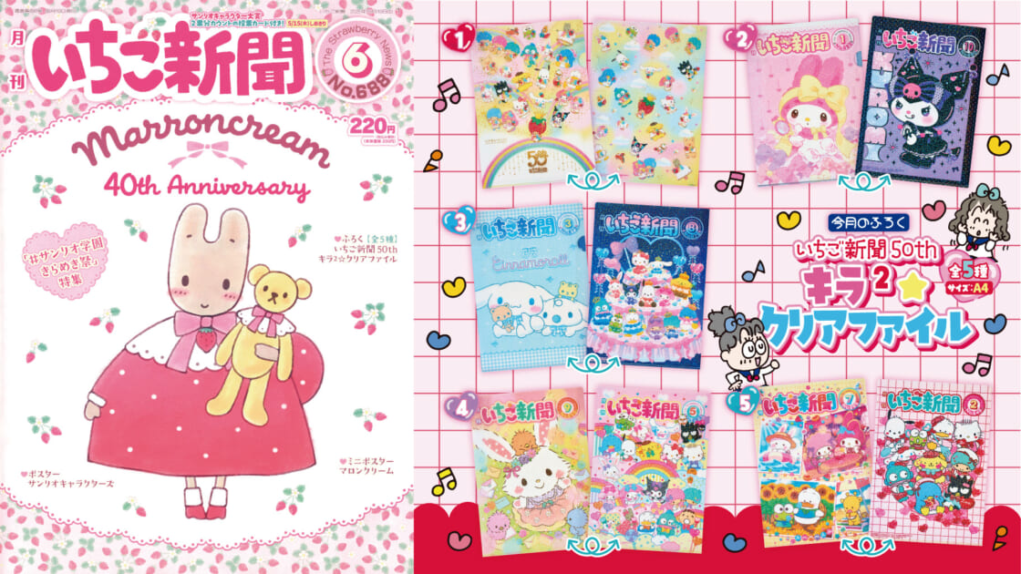 いちご新聞6月号 ｜サンリオ
