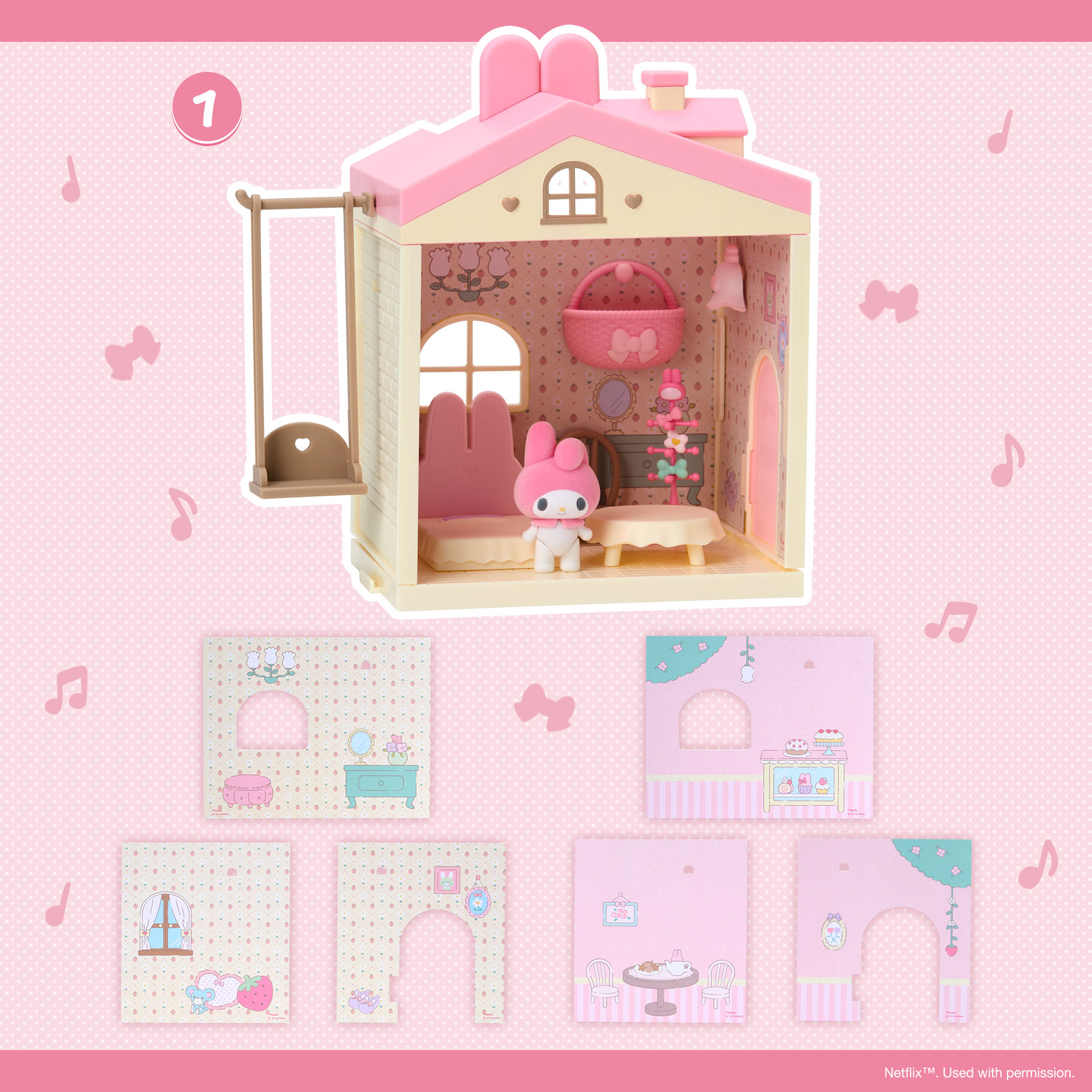 NetflixオリジナルアニメMy Melody ＆ Kuromi ドールハウス ｜サンリオ