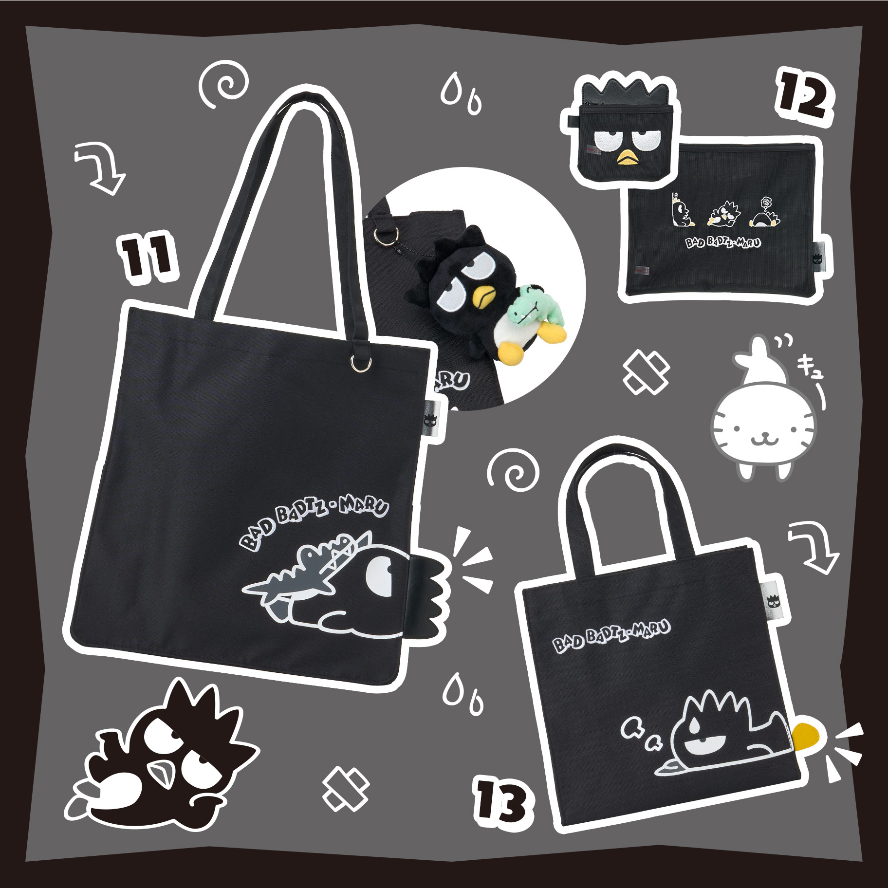 バッドばつ丸 オレ様時間デザインシリーズ｜サンリオ