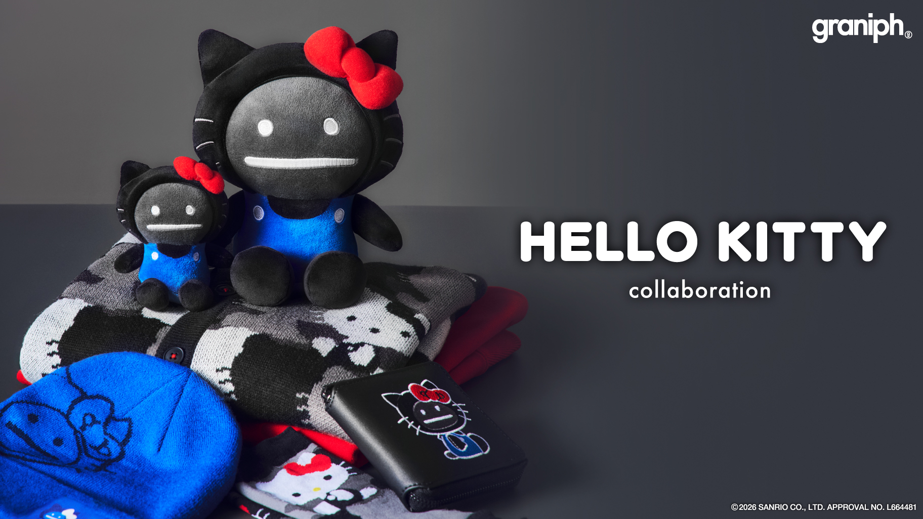 グラニフから「ビューティフルシャドー×ハローキティ」のアイテムが