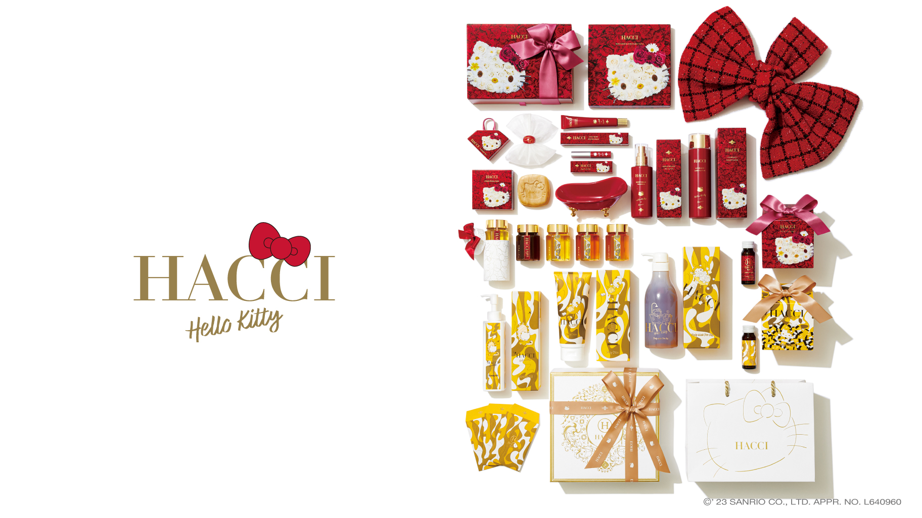 HACCI×ハローキティ50周年」POP UPイベントを開催☆（東京・大阪