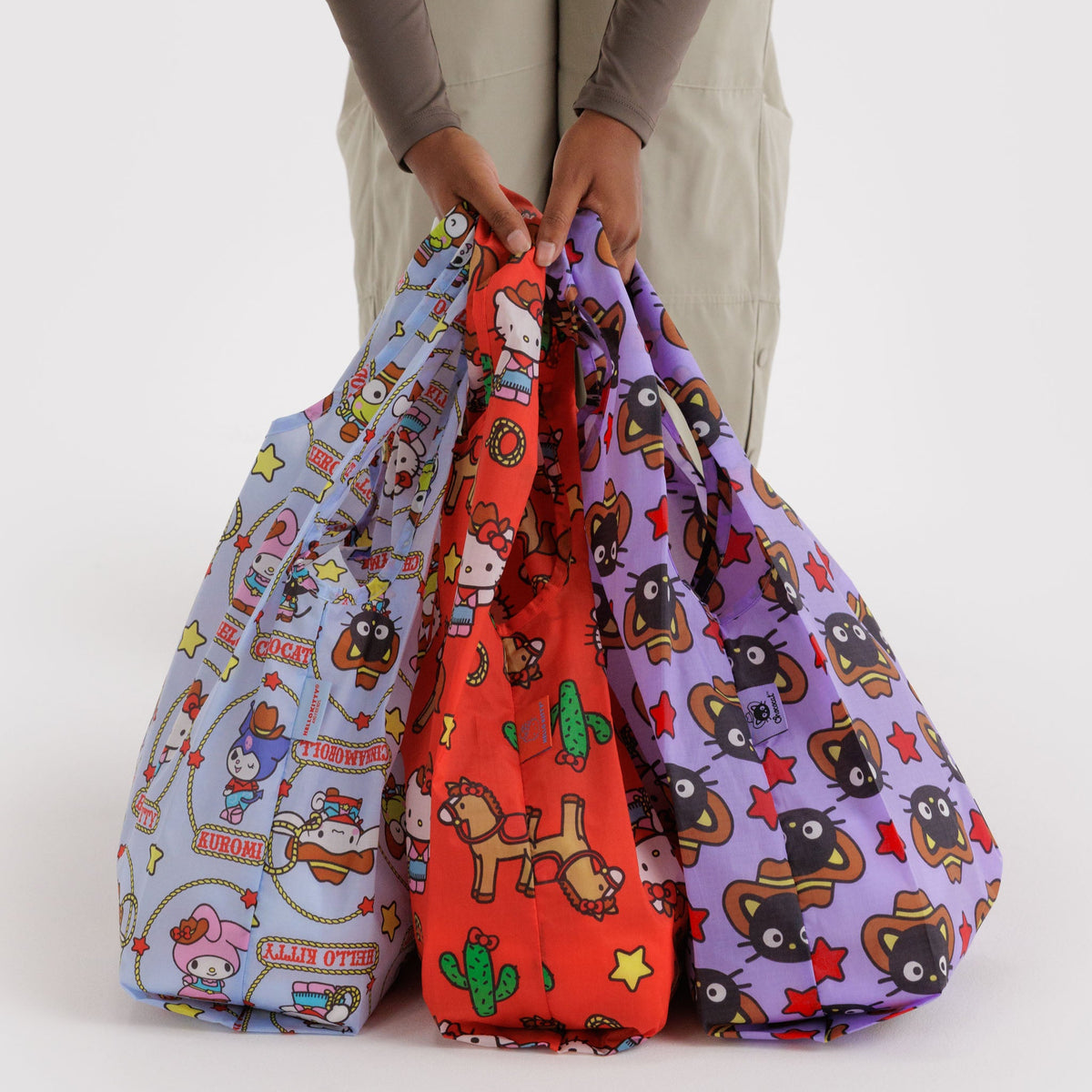 Hello Kitty and Friends x Baggu Standard Bags 3-pc Set (Western)