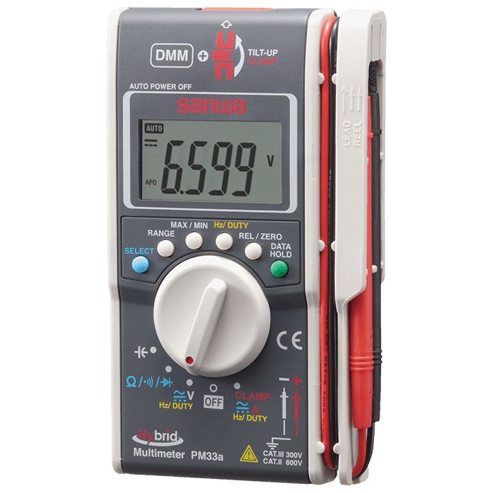 Sanwa PM33a | Pocket Size Hybrid Digital Multimeter + Clamp Meter