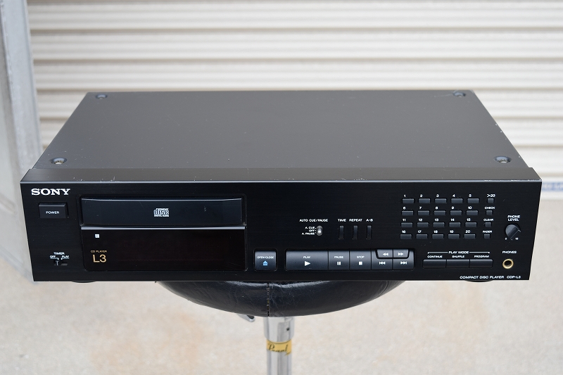 中古音響機器 SONY CDP-L3 業務用CDプレーヤー】山陽電子商会 第弐録音