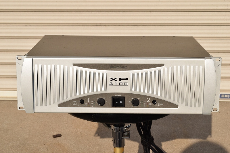 PHONIC XP3100 パワーアンプ｜中古 山陽電子商会 第弐録音機材倉庫