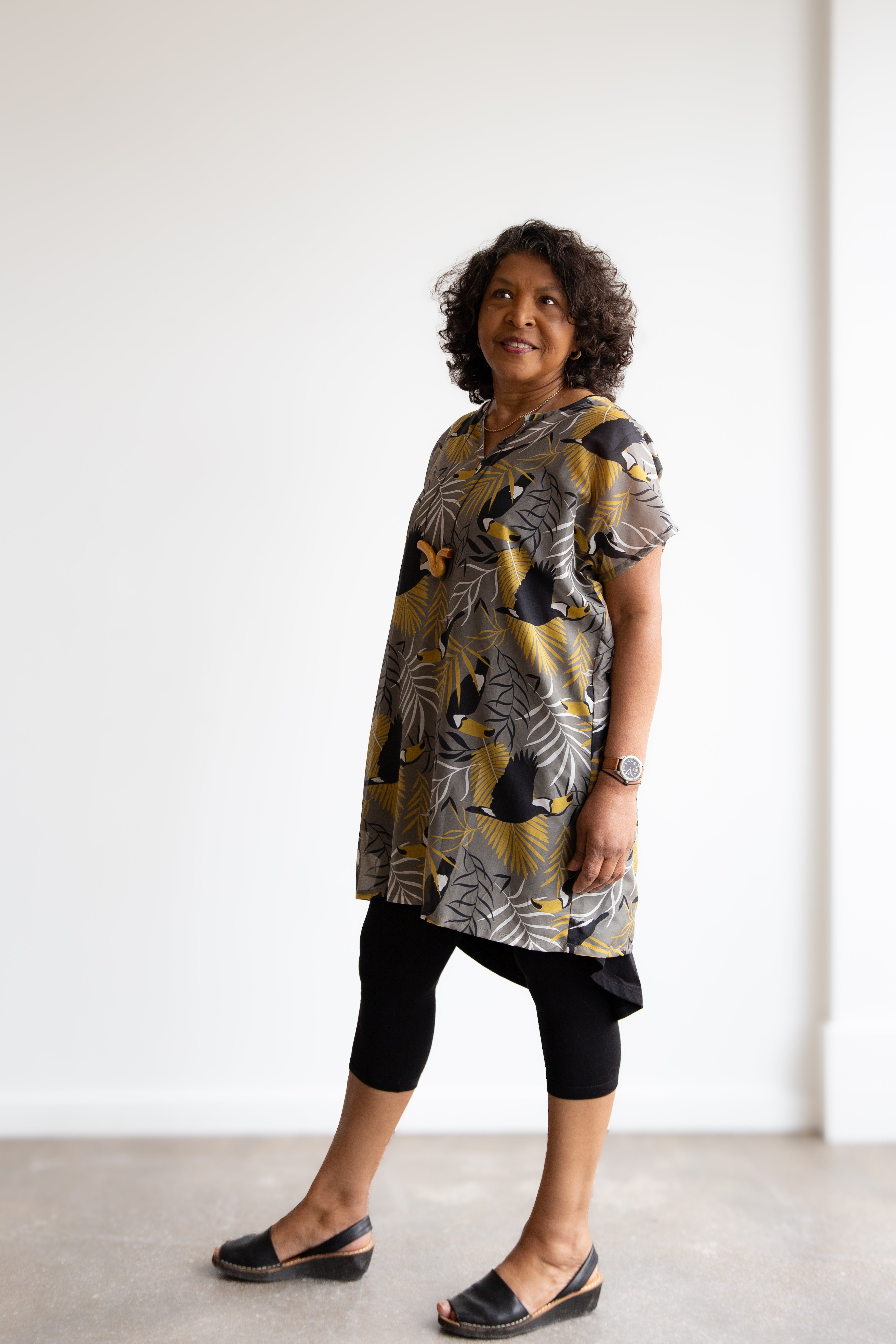 Sam Tunic -Toucan Print – Sarah Sue Design