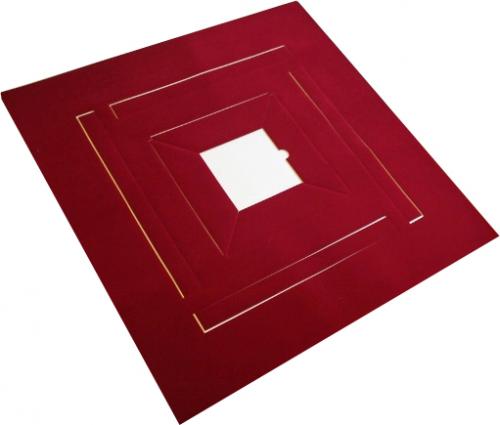 送料無料】全自動麻雀卓用マット エンジ(3300番)※取り寄せ品（在庫限り