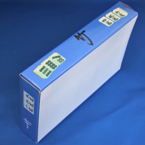 新タイプ＞ケース付き麻雀牌「竹」※白にダイヤ入、白500点棒入【M-L