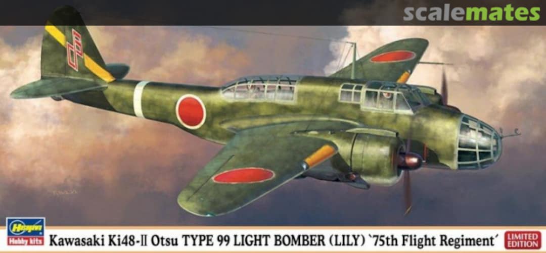 Kawasaki Ki48-II Otsu Type 99 Light Bomber (Lily) `75th Flight