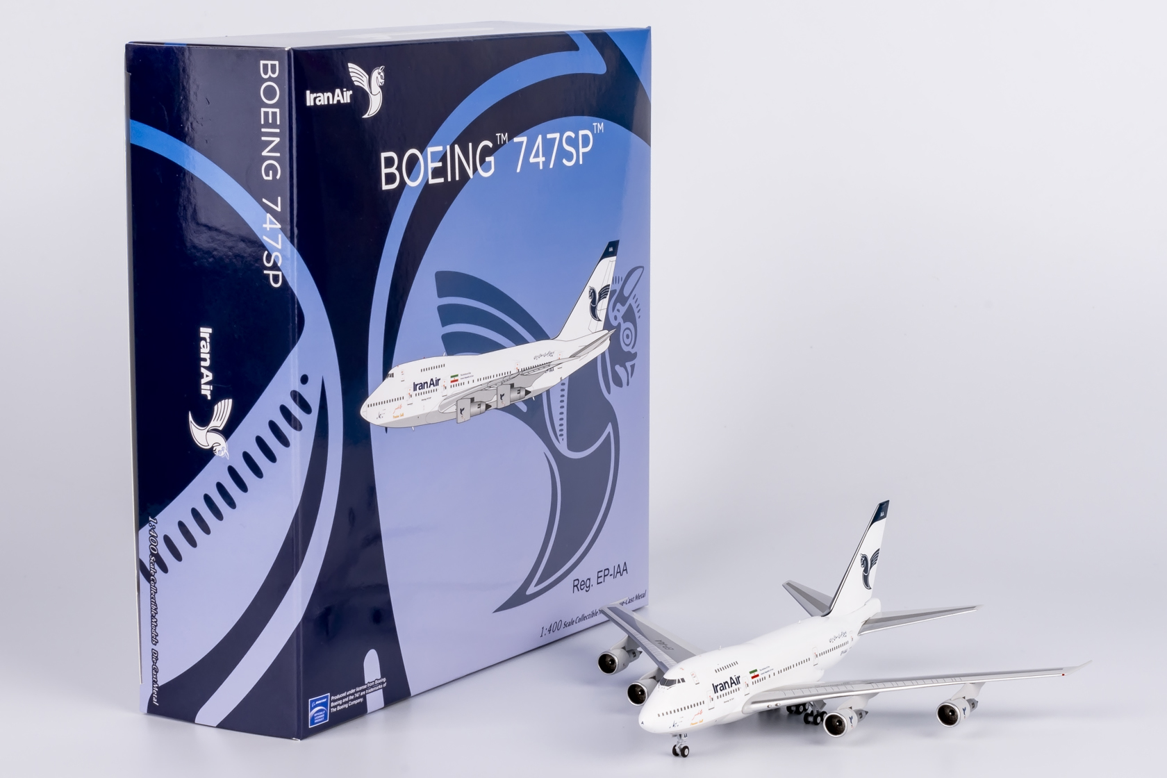 ScaleModelStore.com :: NG Models 1:400 - 07042 - Iran Air Boeing 747SP
