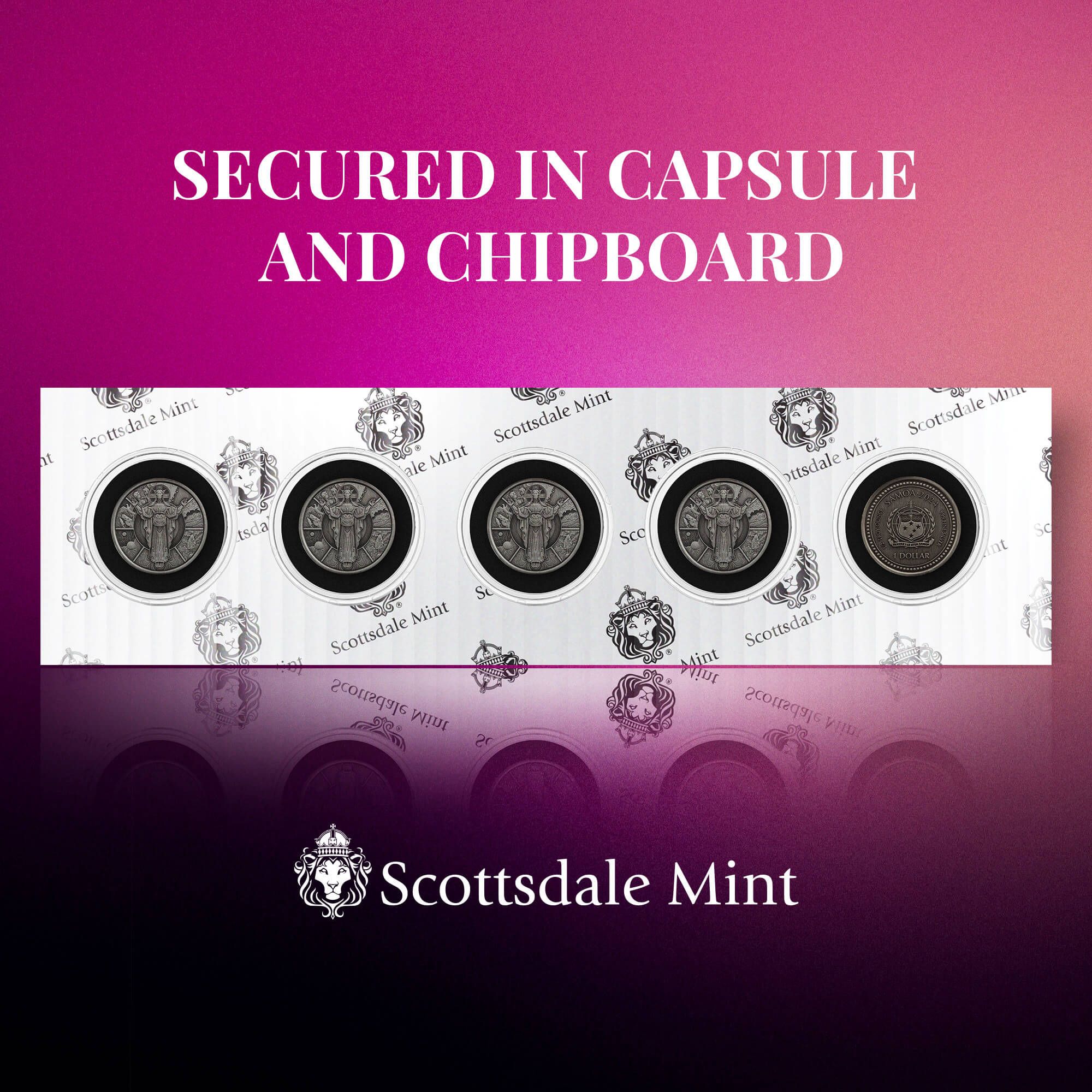 2024 Samoa Jesus Collection: The Creator 1/2 oz Silver Antique Coin