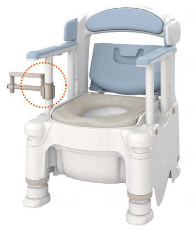 安寿 ポータブルトイレFX-30 らくゾウくん 標準・ソフト・暖房・脱臭