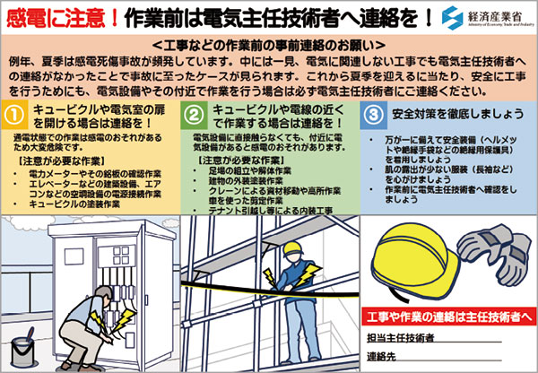 電気事故に学ぼう88 予定外作業による感電事故事例｜四国電気保安協会