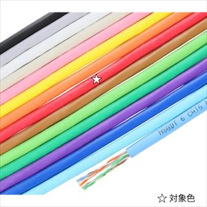 Cat.6 U/UTP 0.5-4P NSGDT6 赤 300m巻: 通信ケーブル - 蛙屋