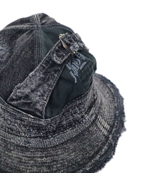 KAPITAL キャピタル 11.5オンス ブラック×ブラックデニム 老人と海HAT