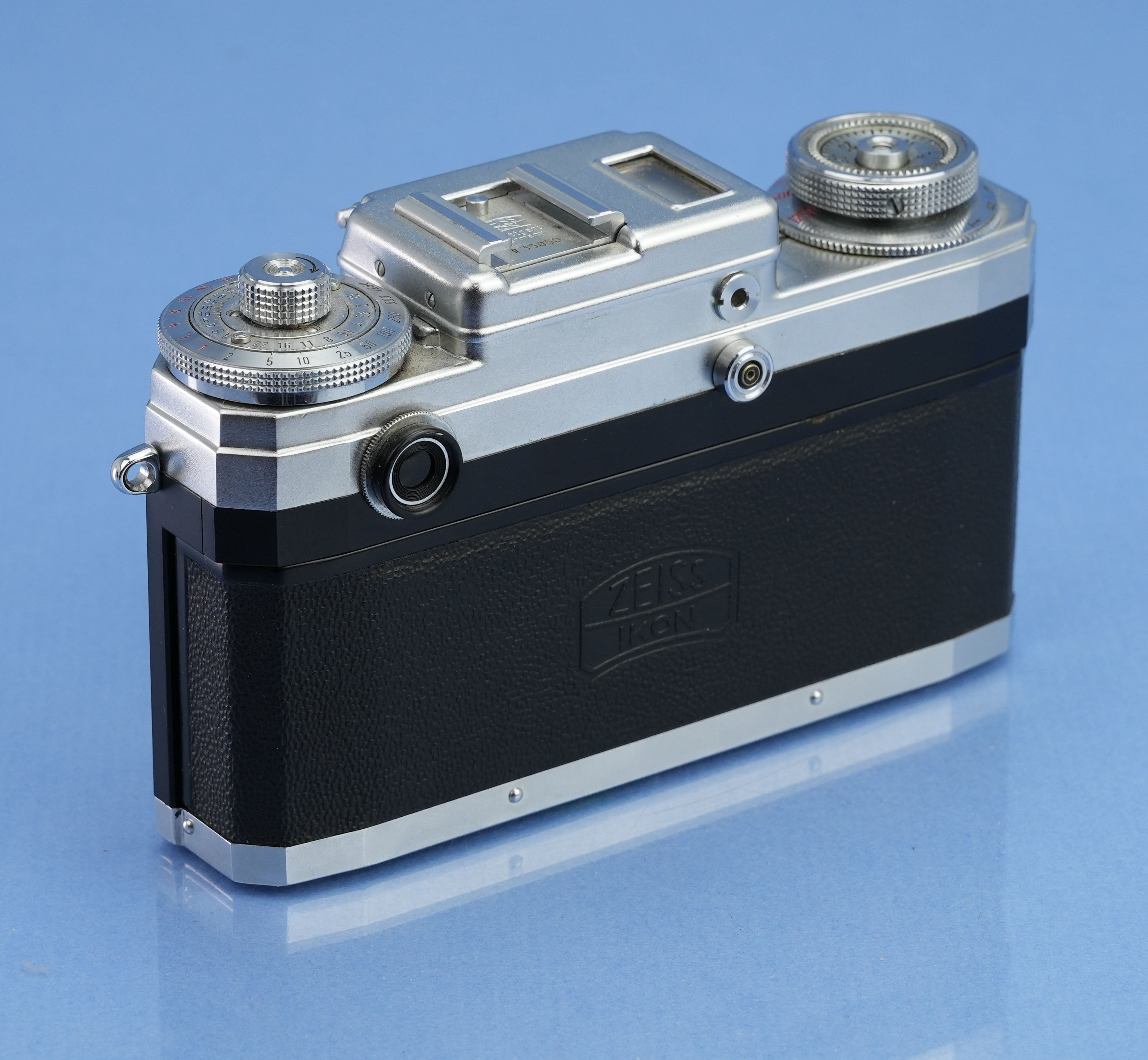 CONTAX IIIA COLOR DIAL CHROME RANGEFINDER CAMERA +ZEISS 50MM F2