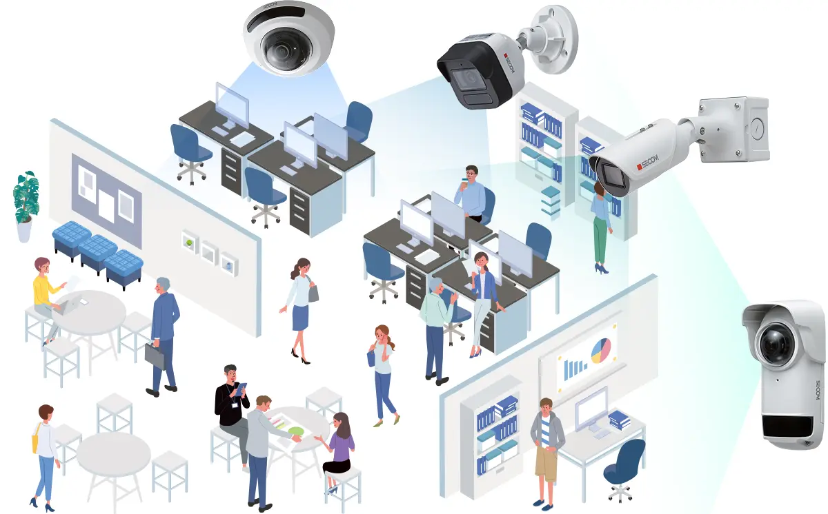 防犯カメラ・監視カメラの種類を解説！形状や便利機能から、選び方まで