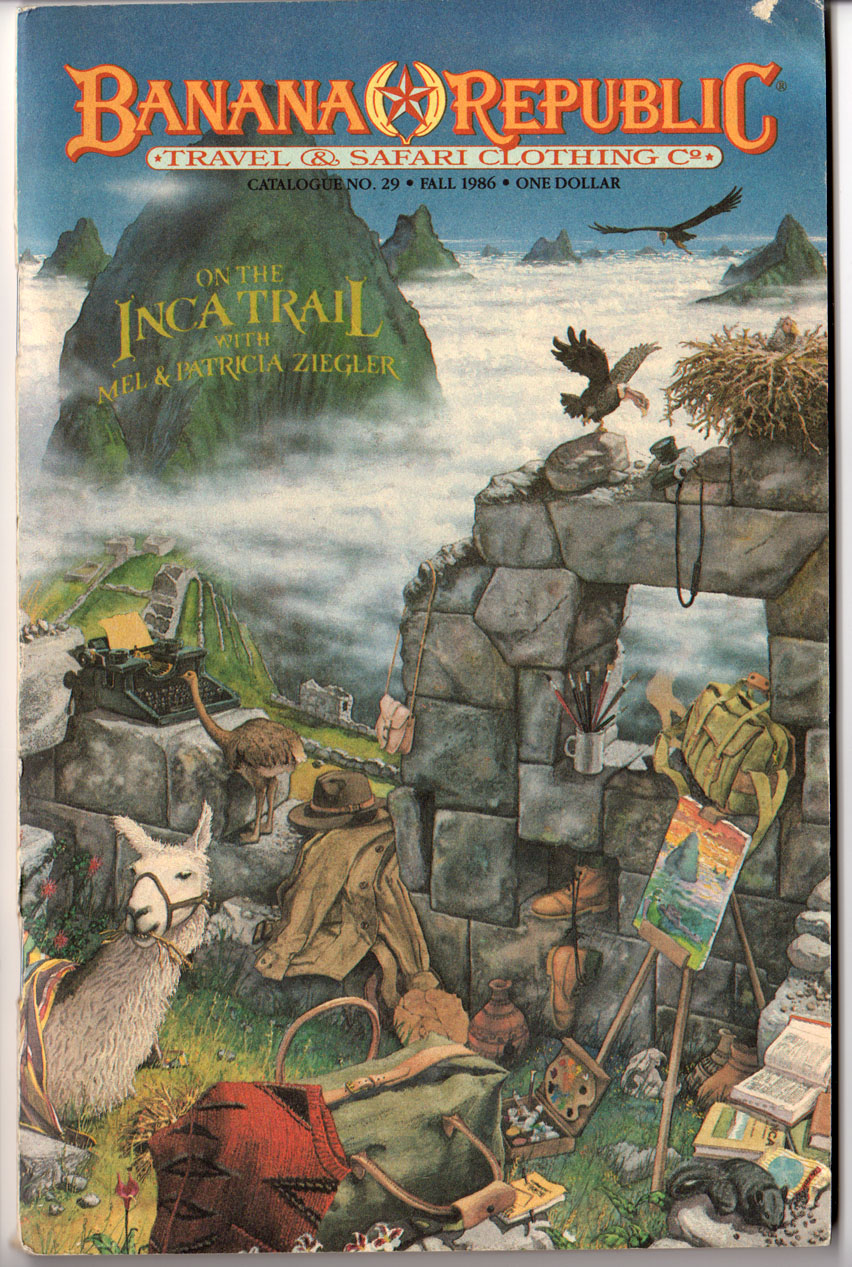 Banana Republic Catalog #29 Fall 1986 The Inca Trail – Abandoned