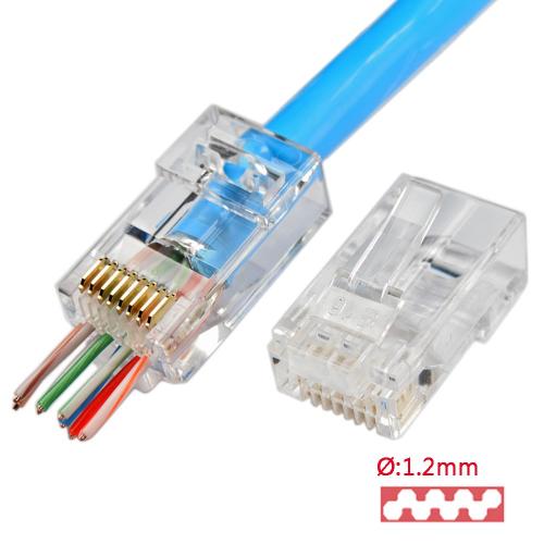 RJ-45 Cat-6プラグ(パンド) 100個 パンドウイット(PANDUIT)】カテゴリ