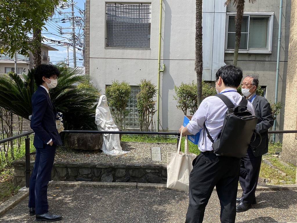 100周年記念ミサの下見に | 香里ヌヴェール学院