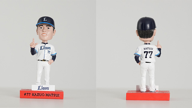 4/27更新】ボブルヘッドのデザインが完成！5/28(日)「松井稼頭央監督